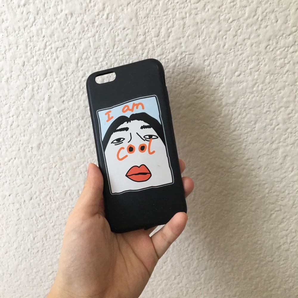 black iphone 6/6s case
